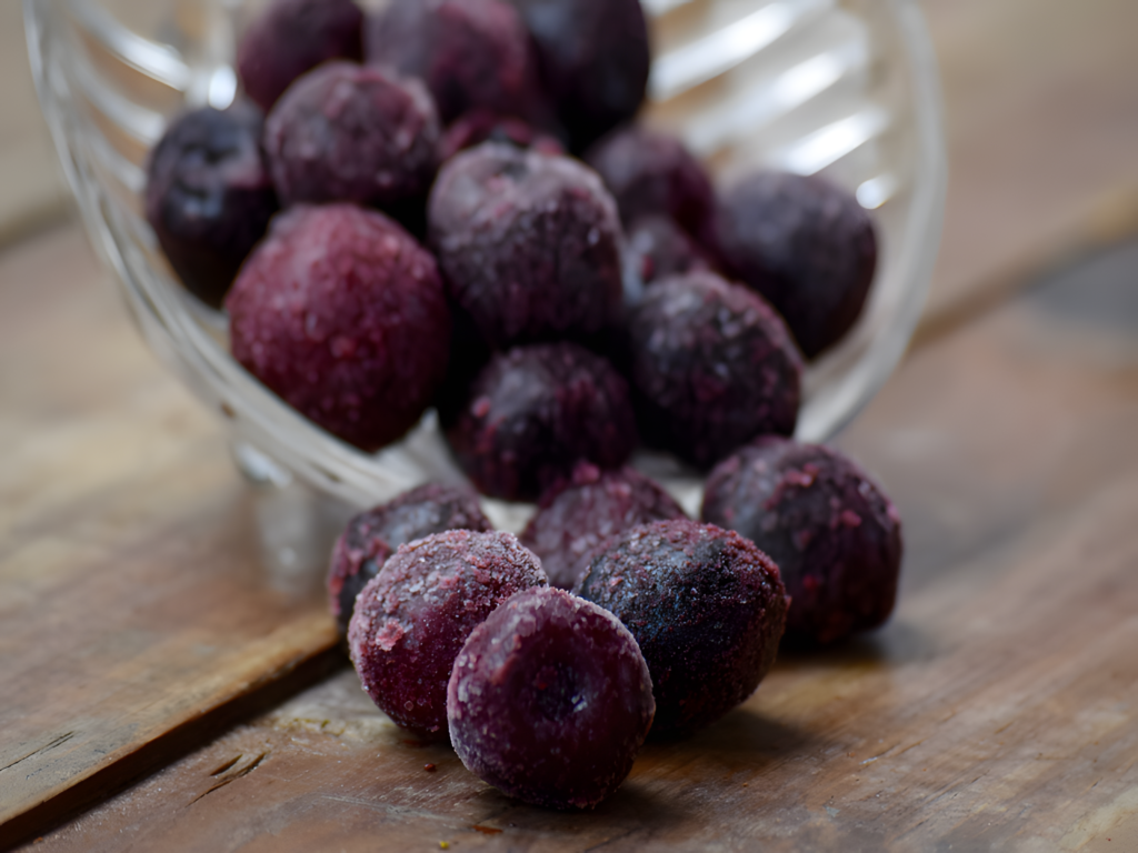 1kg Frozen Sweet Black Cherries (Pitted) SA